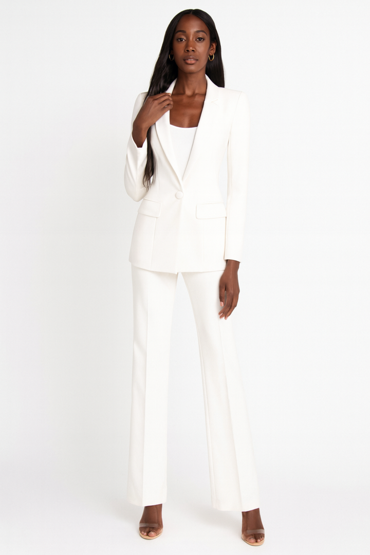 Women's Two-Piece Blazer and Trousers Suit