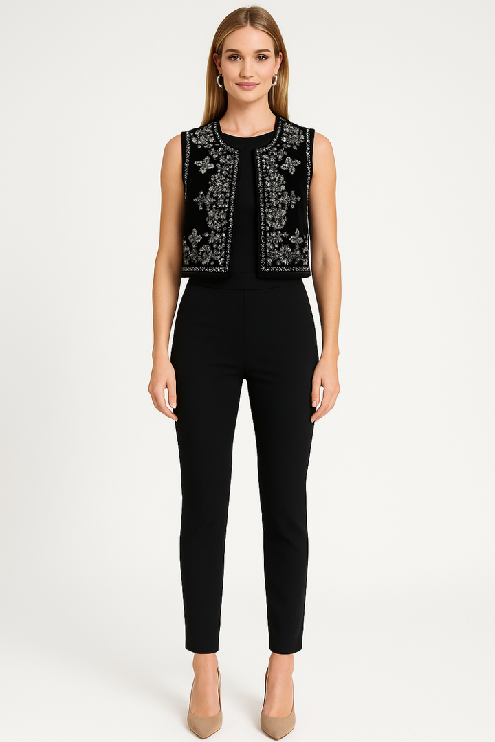 Women’s Vintage Embroidered Vest
