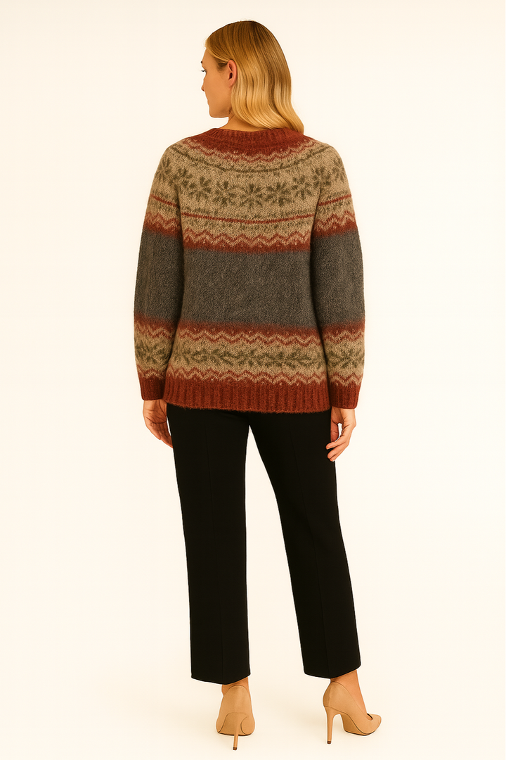 Women's Vintage Knit Button-Up Cardigan