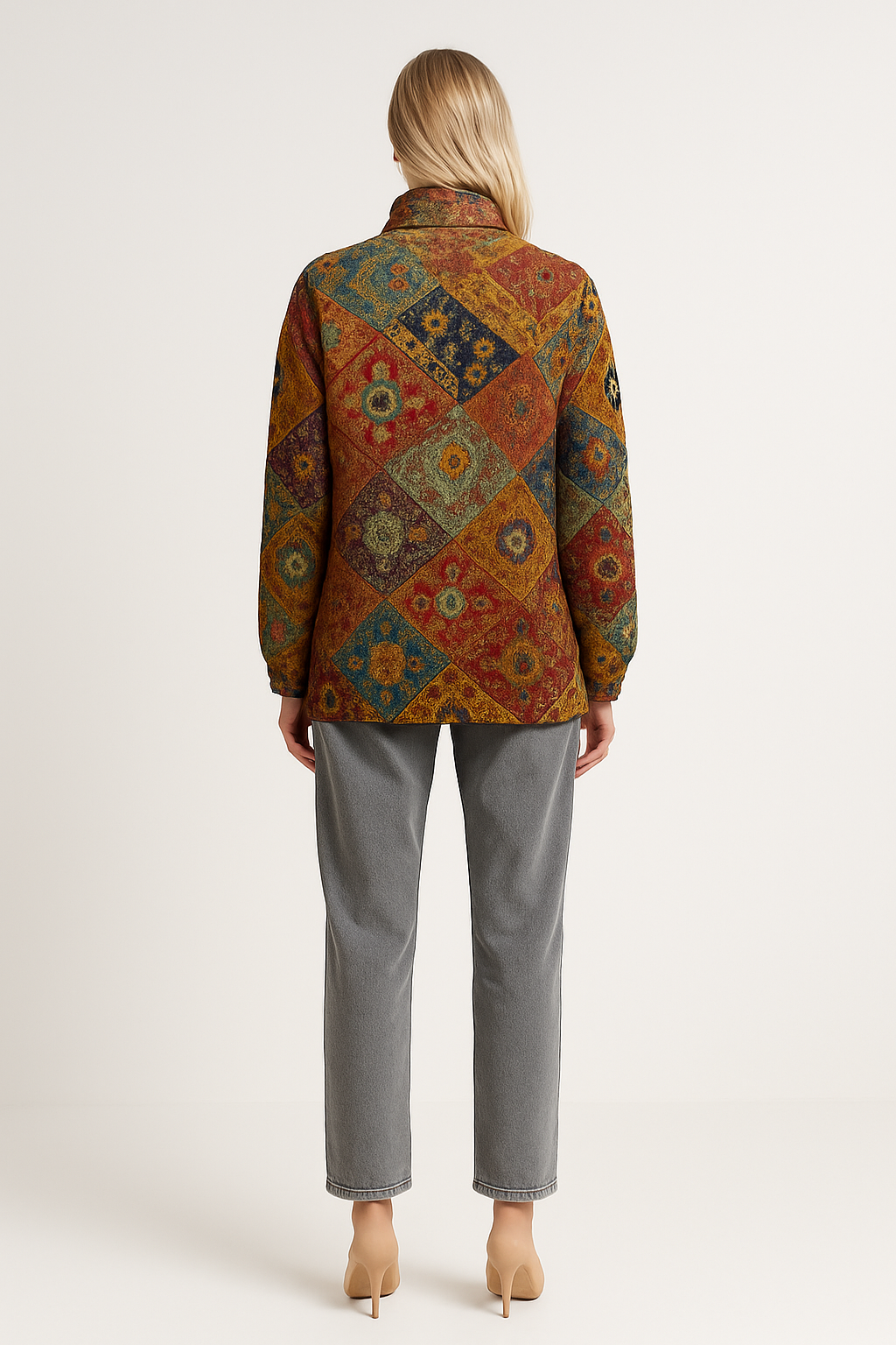 Women’s Vintage Patchwork Cardigan