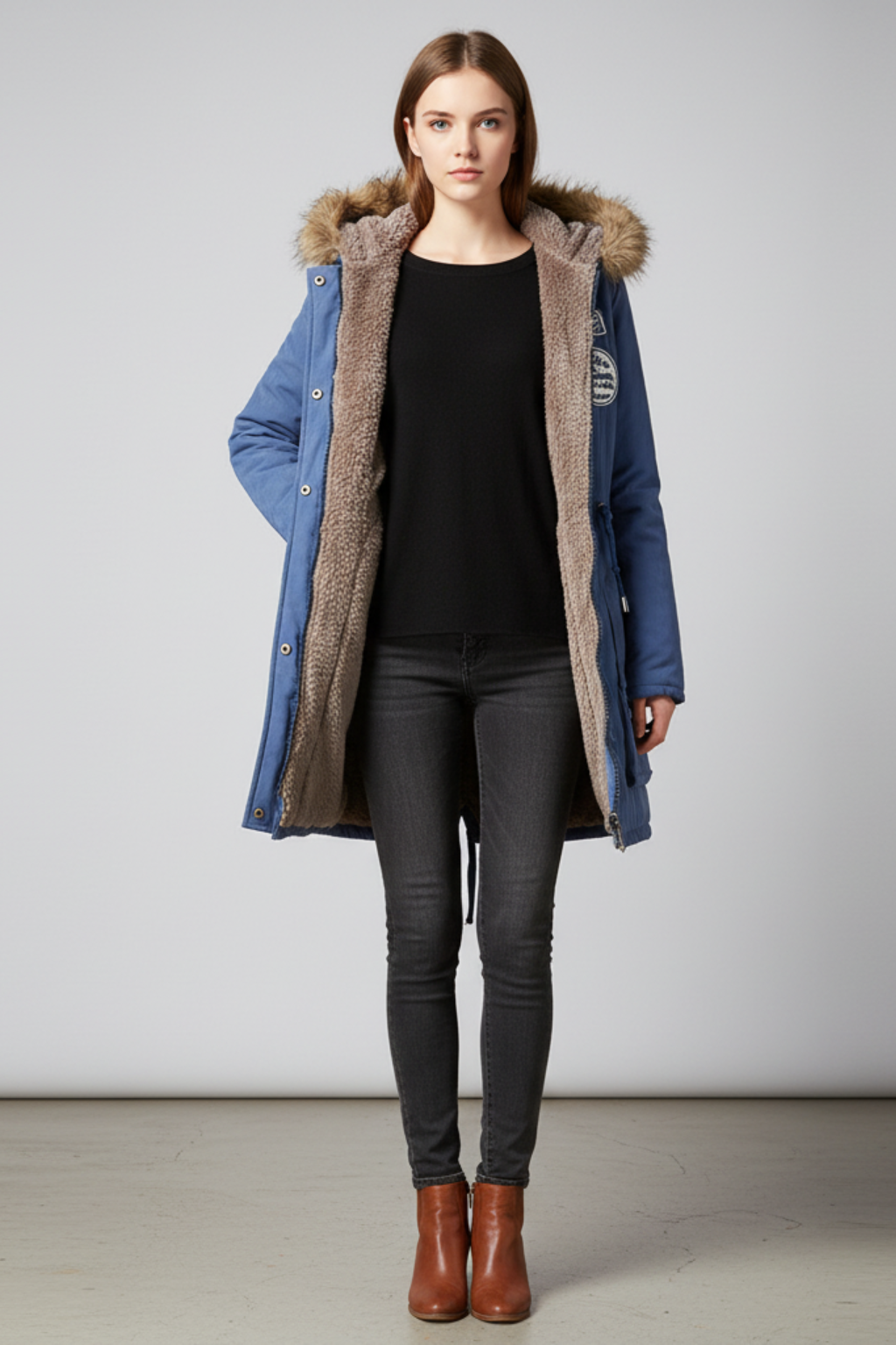 Women’s Hooded Winter Parka Jacket