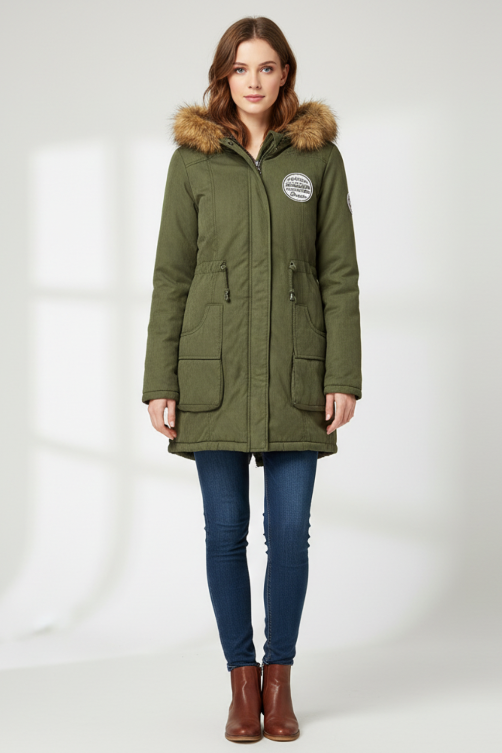 Women’s Hooded Winter Parka Jacket