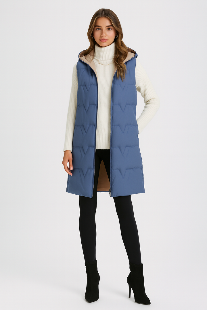 Women's Warm Hooded Vest