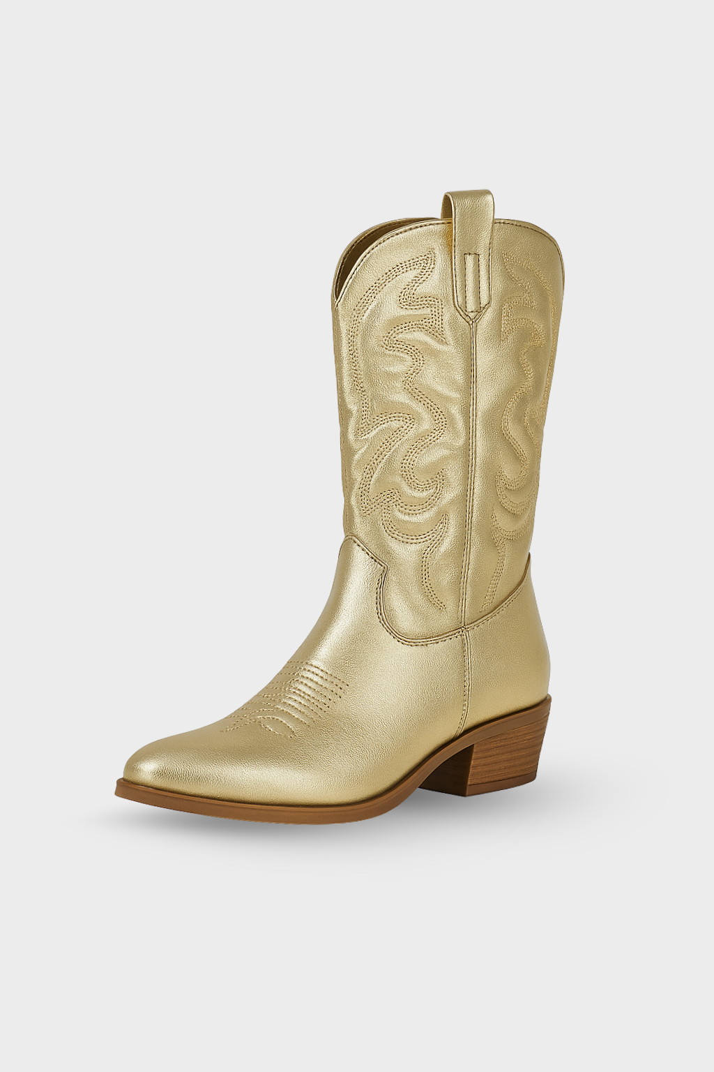Women’s Western Stitching Mid-Calf Cowboy Boots