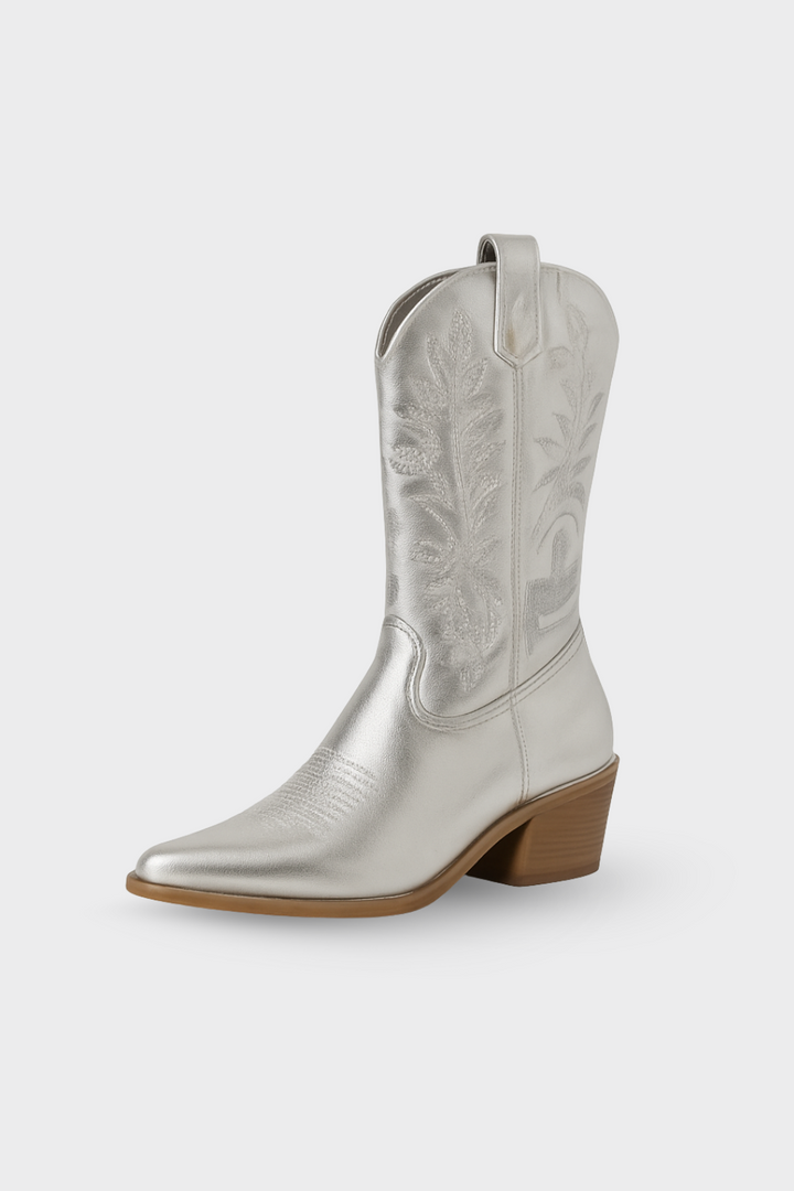Women’s Western Stitching Mid-Calf Cowboy Boots