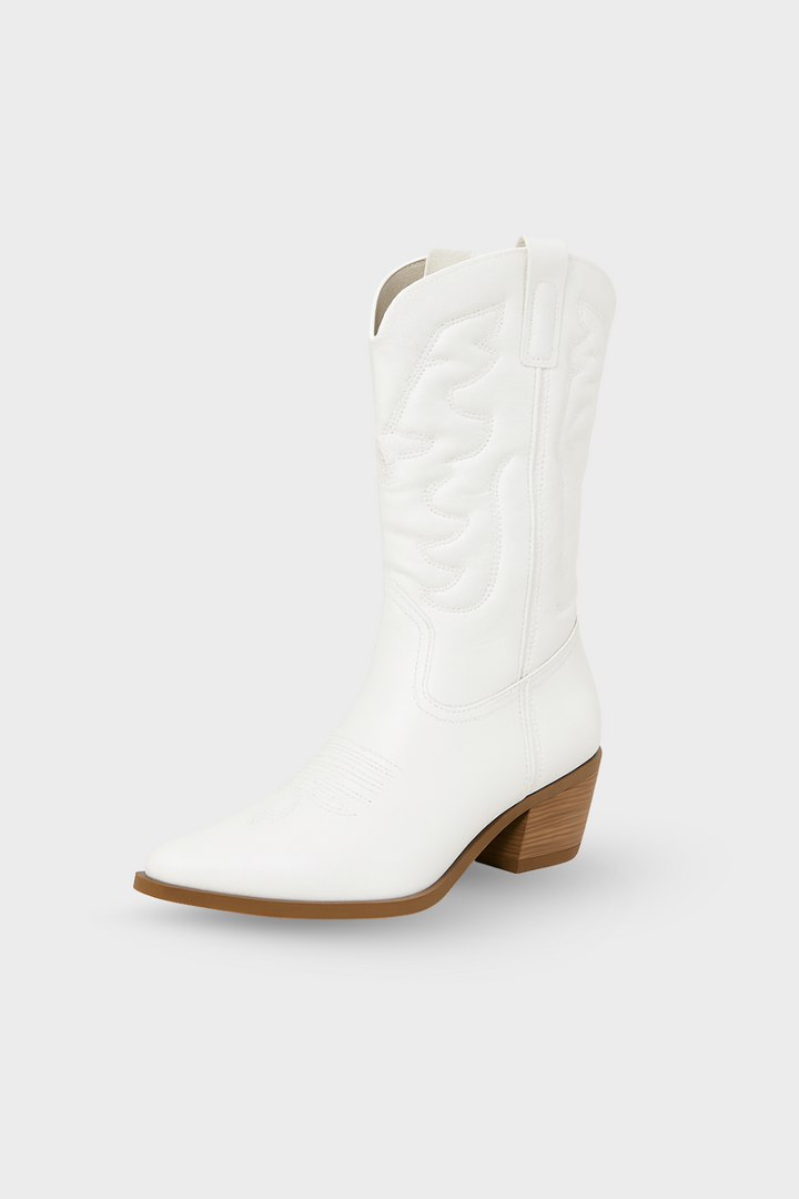 Women’s Western Stitching Mid-Calf Cowboy Boots