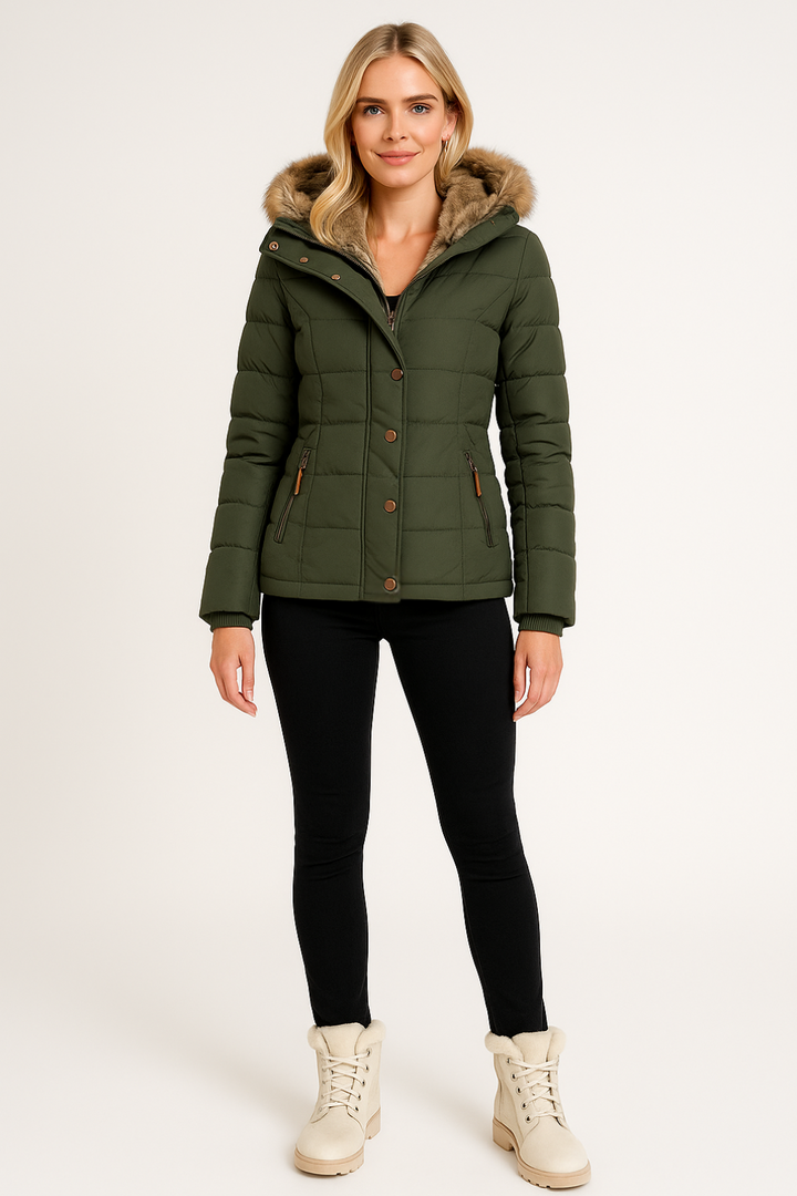 Women’s Winter Down Coat with Hood