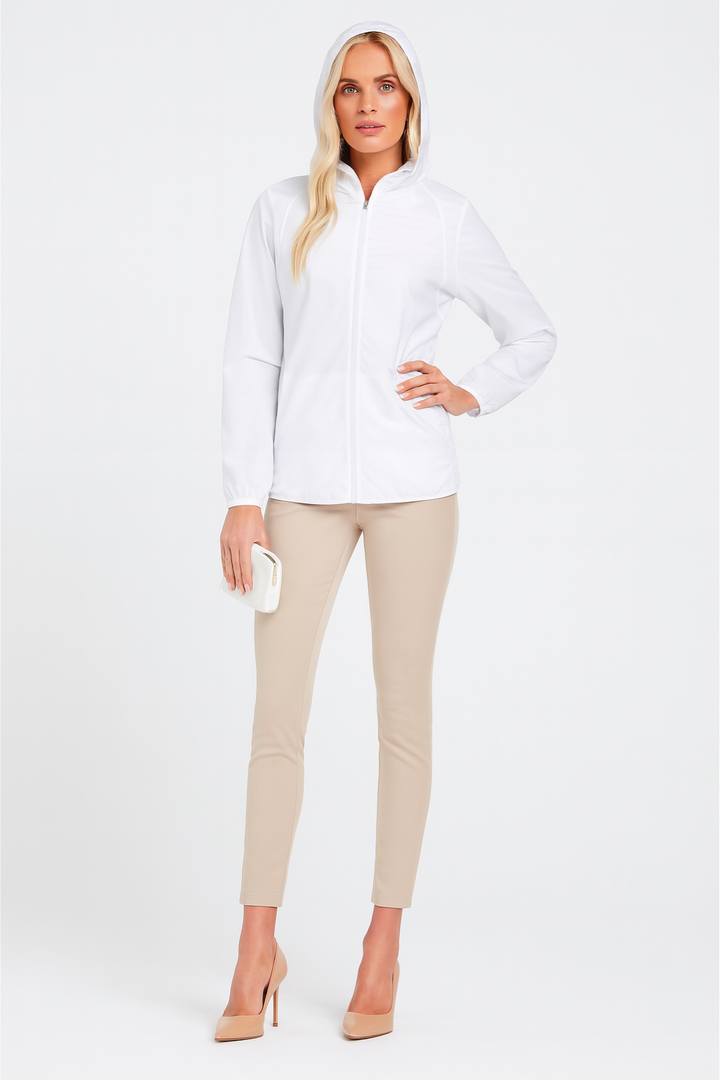 Women's All-Weather Hooded Trench Coat