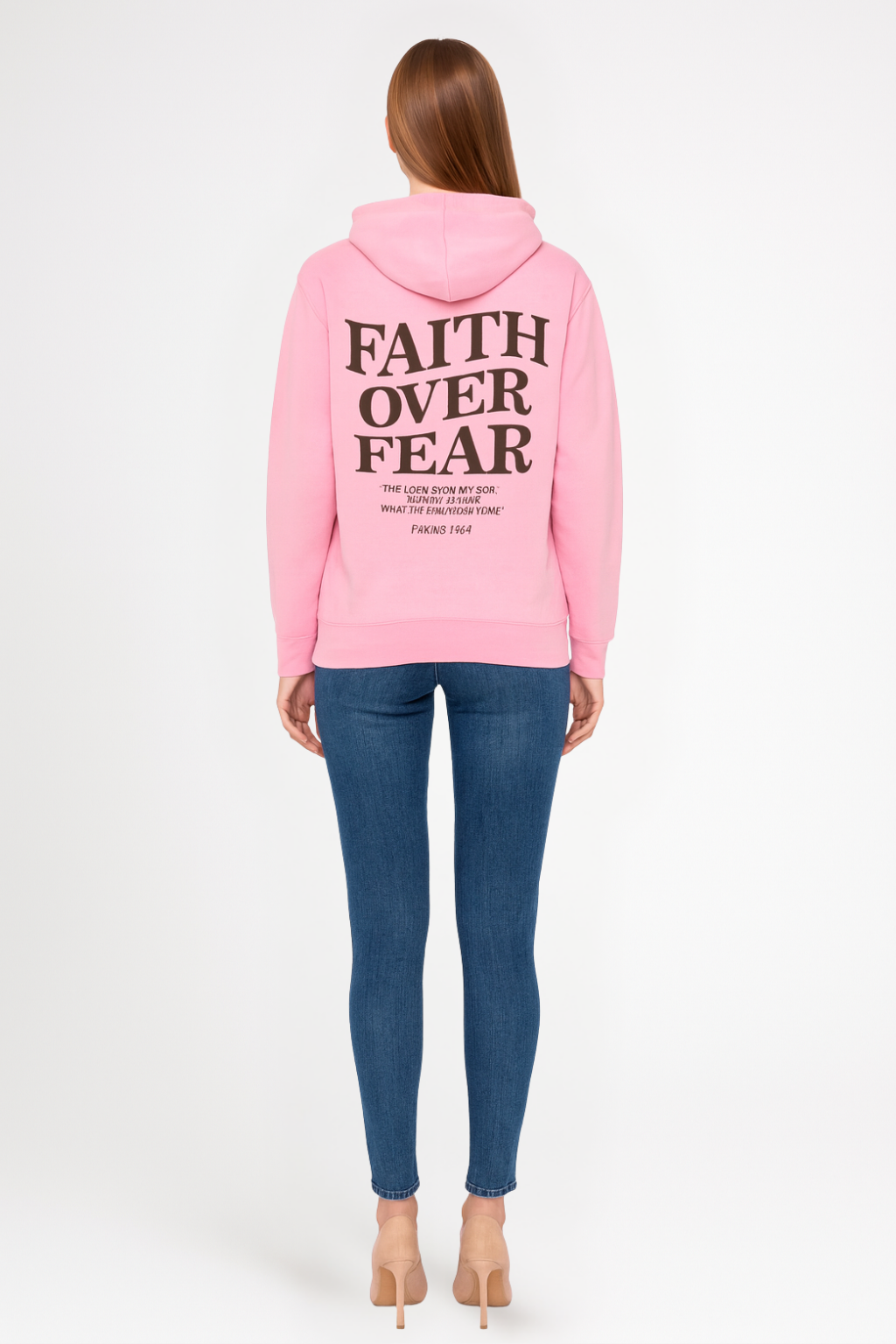 Women’s Cozy Faith Over Fear Oversized Hoodie