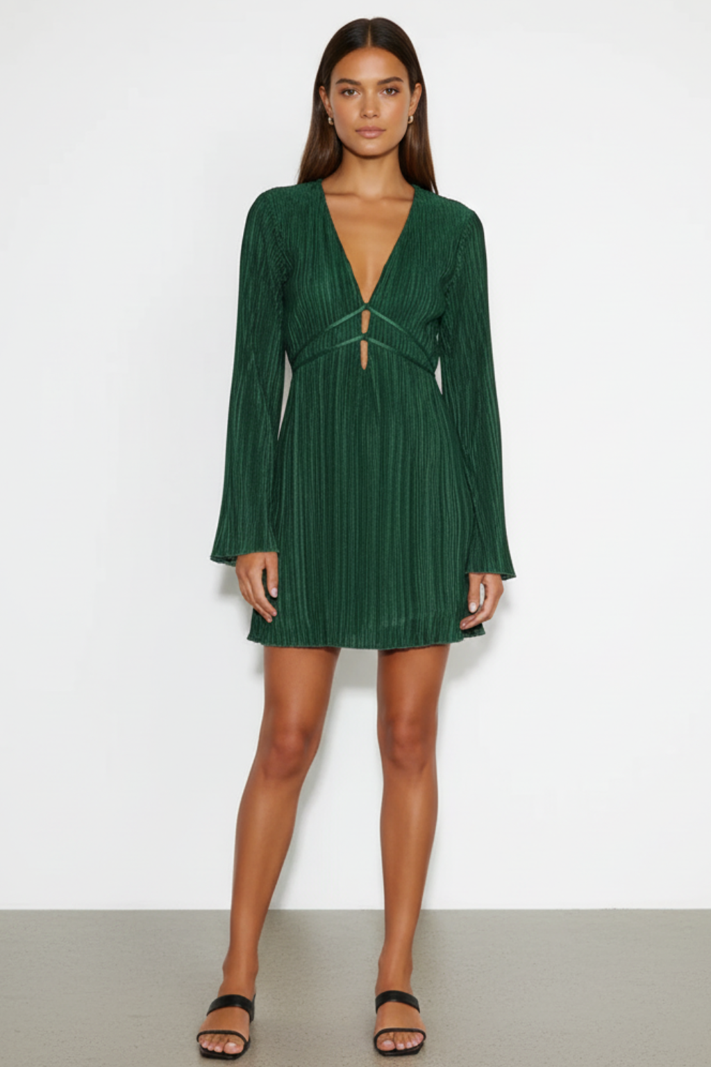 Women’s Elegant Flare Mini Dress