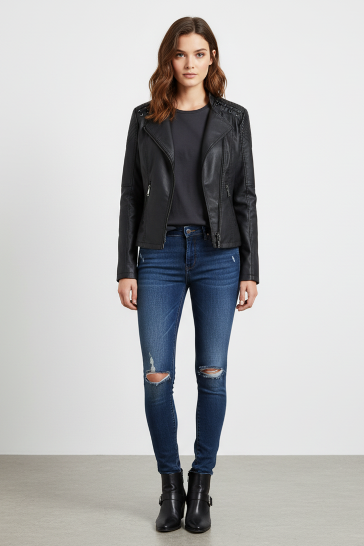 Women’s Lace-Up Shoulder Jacket