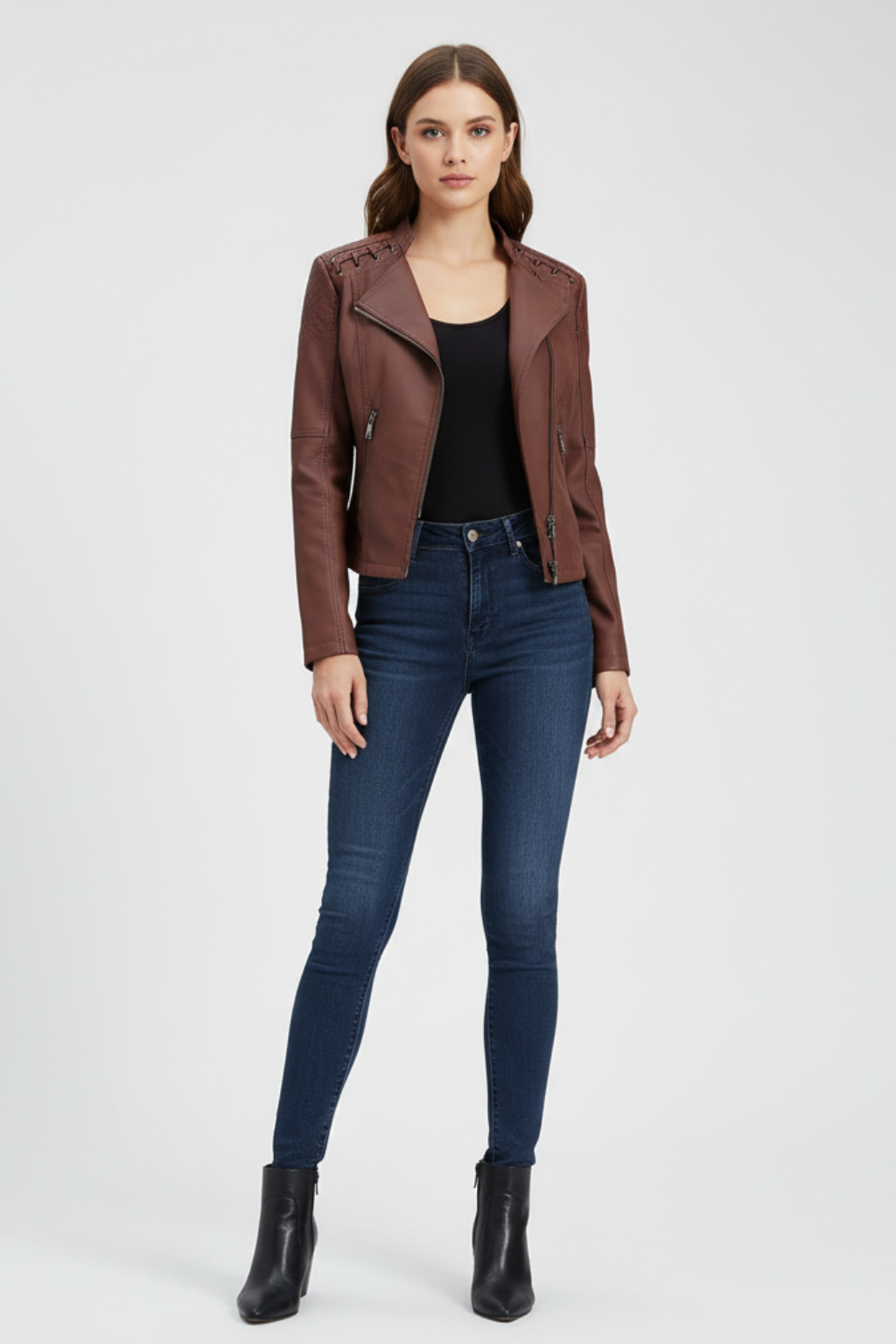 Women’s Lace-Up Shoulder Jacket