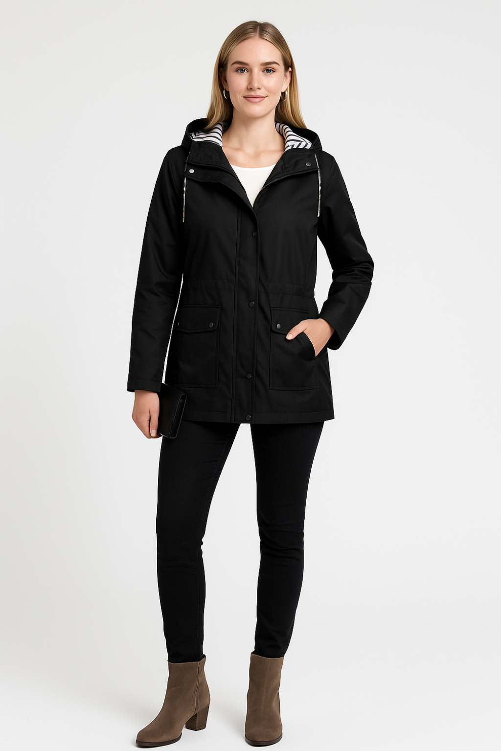 Women’s Lightweight Rain Jacket with Hood