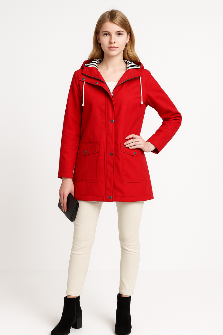 Women’s Lightweight Rain Jacket with Hood