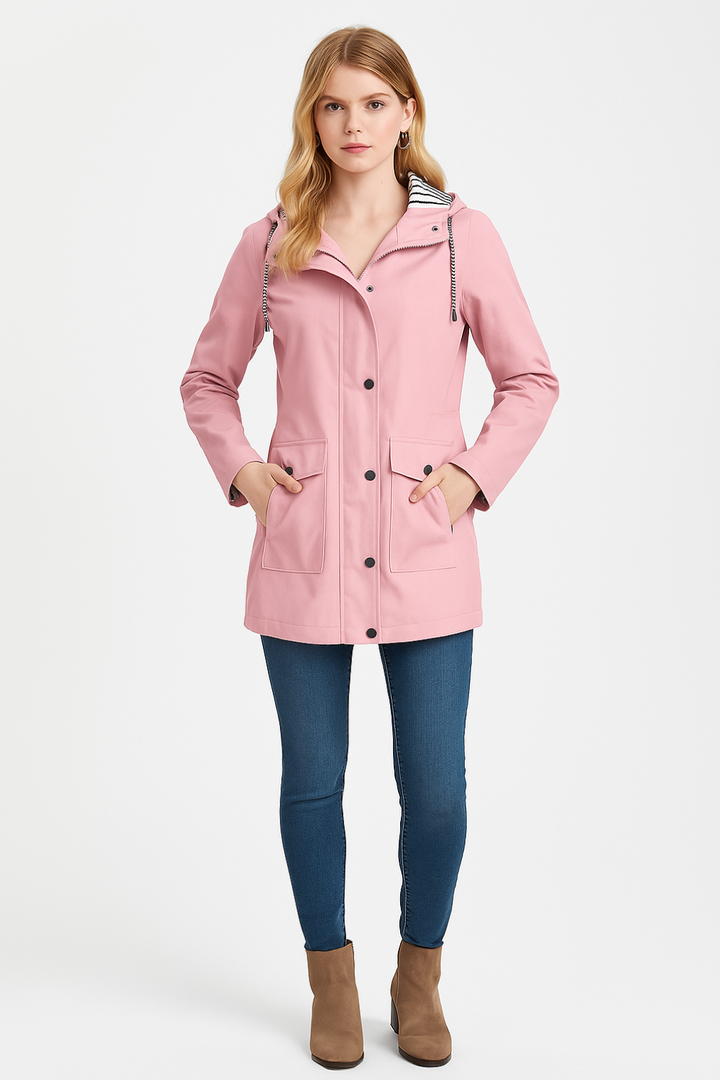 Women’s Lightweight Rain Jacket with Hood
