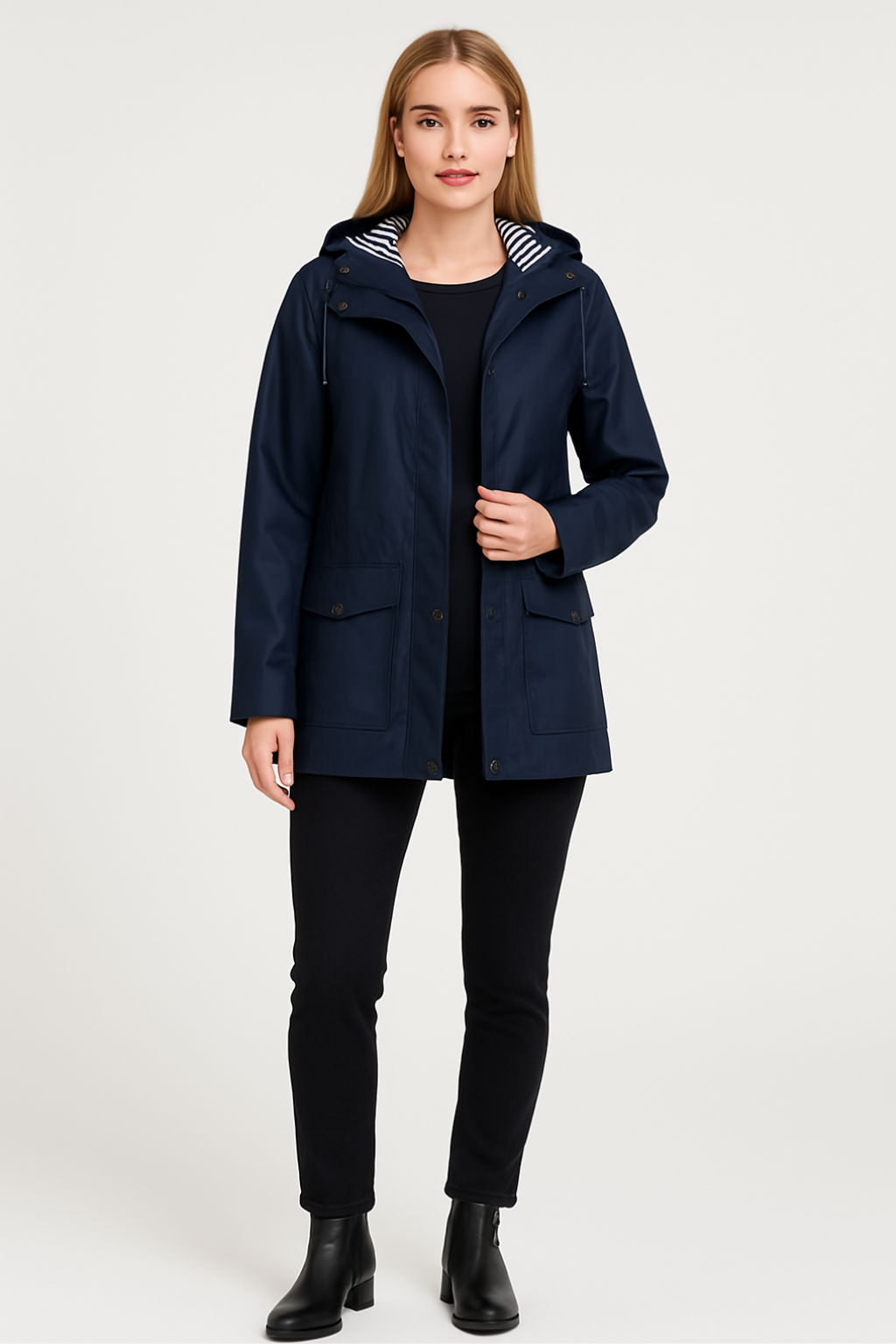 Women’s Lightweight Rain Jacket with Hood