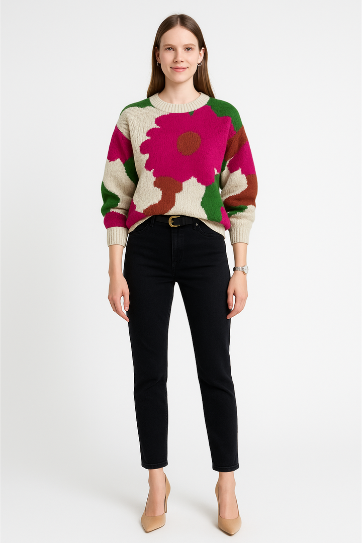 Women’s Patterned Knit Sweater