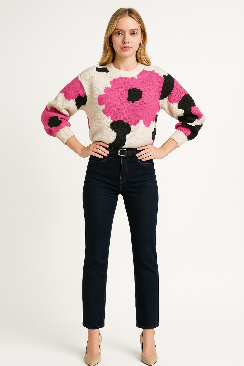 Women’s Patterned Knit Sweater