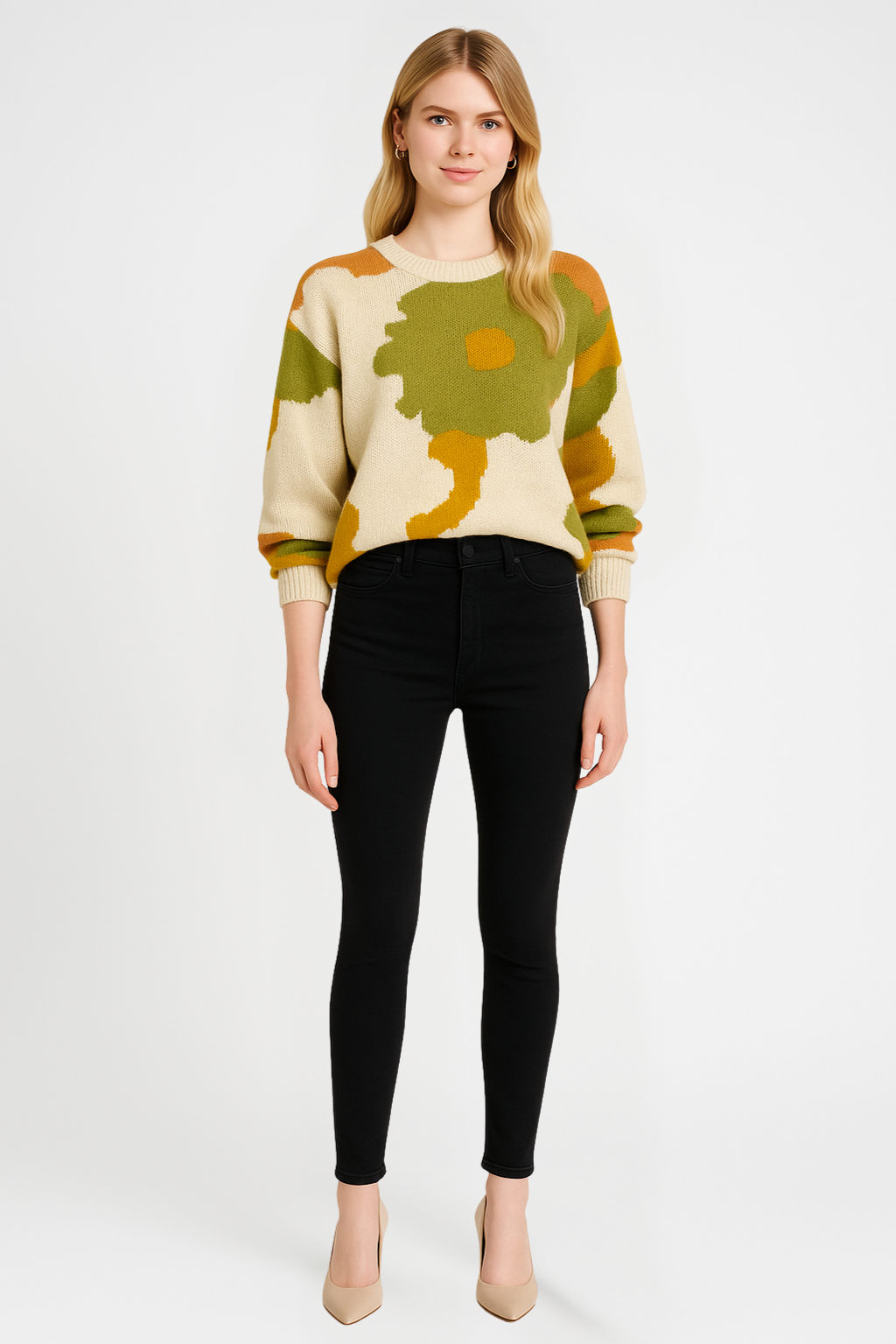Women’s Patterned Knit Sweater