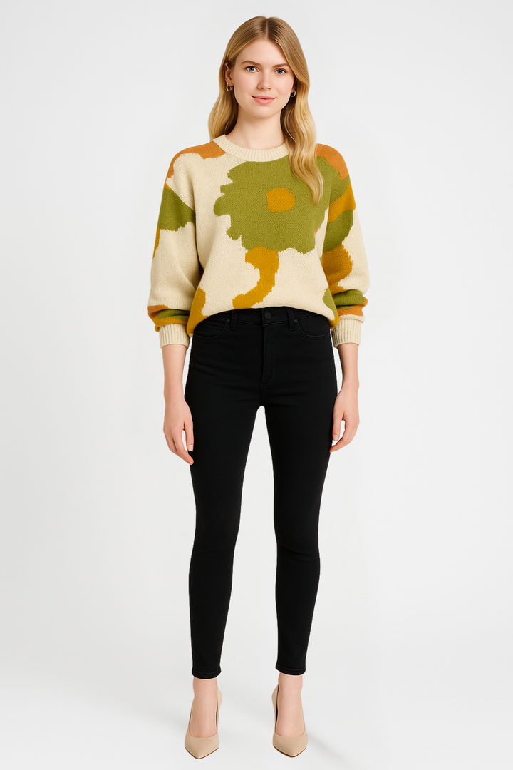Women’s Patterned Knit Sweater