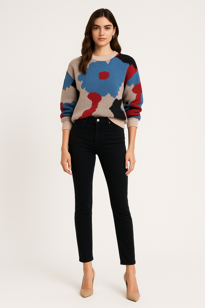 Women’s Patterned Knit Sweater