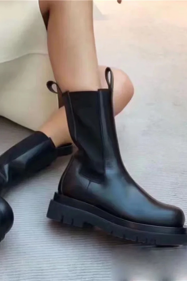 Women's Pull-On Mid-Calf Boots