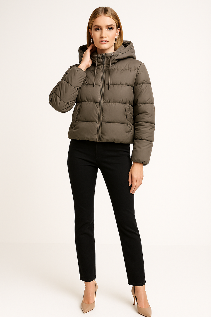 Women’s Quilted Hooded Puffer Jacket
