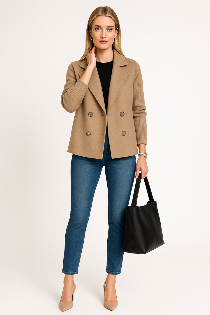 Women’s Refined Double-Breasted Coat