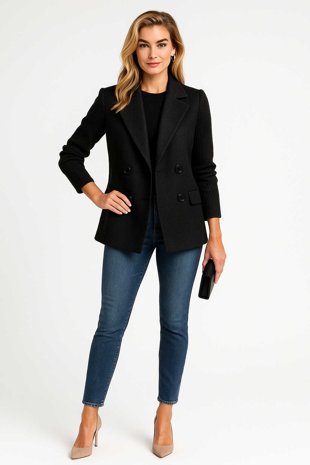 Women’s Refined Double-Breasted Coat