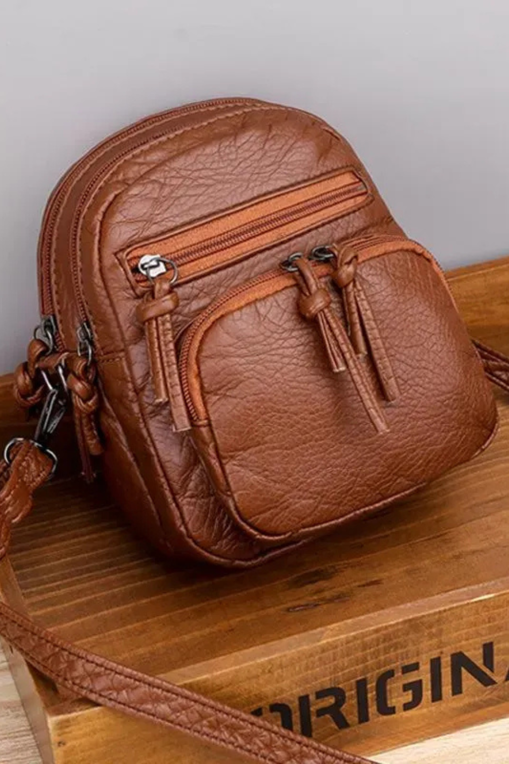 Women's Retro Multi-Layer Crossbody Bag