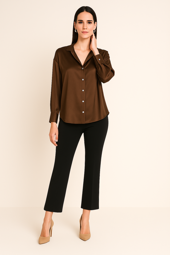 Women's Sophisticated Button-Down Blouse