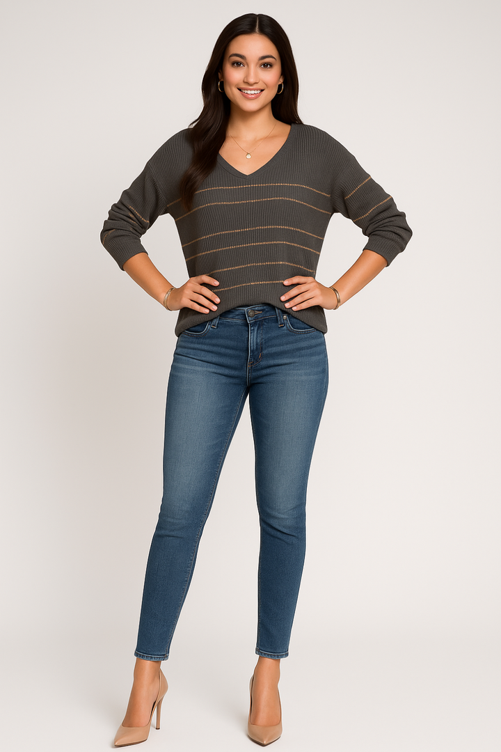 Women’s Striped Comfortable Sweater