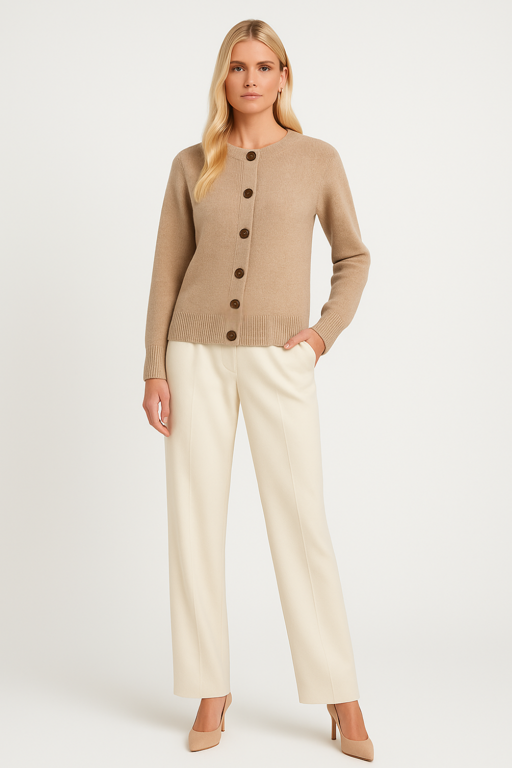 Women’s Sweater with Flared Sleeves