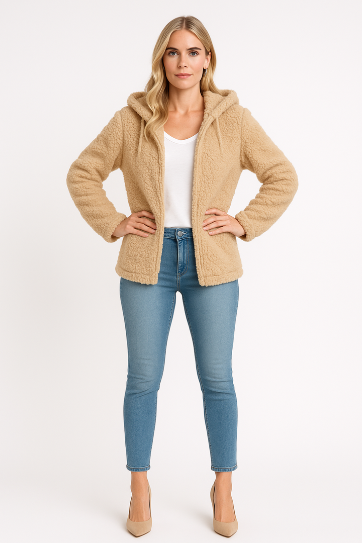 Women's Warm Casual Jacket with Hood