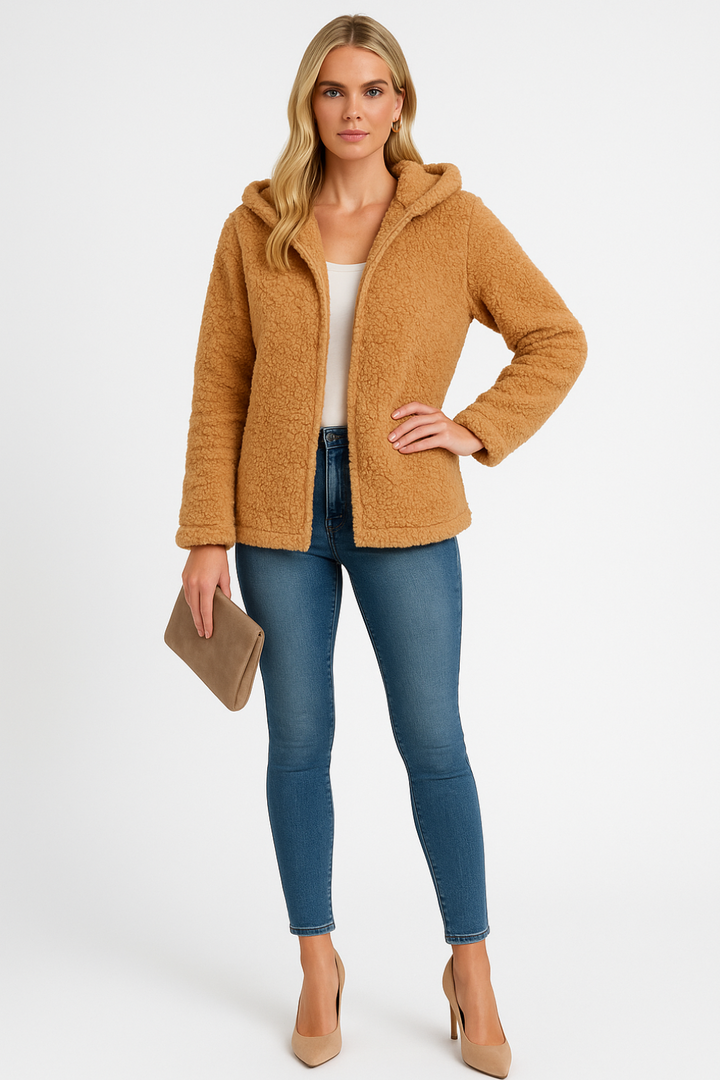 Women's Warm Casual Jacket with Hood