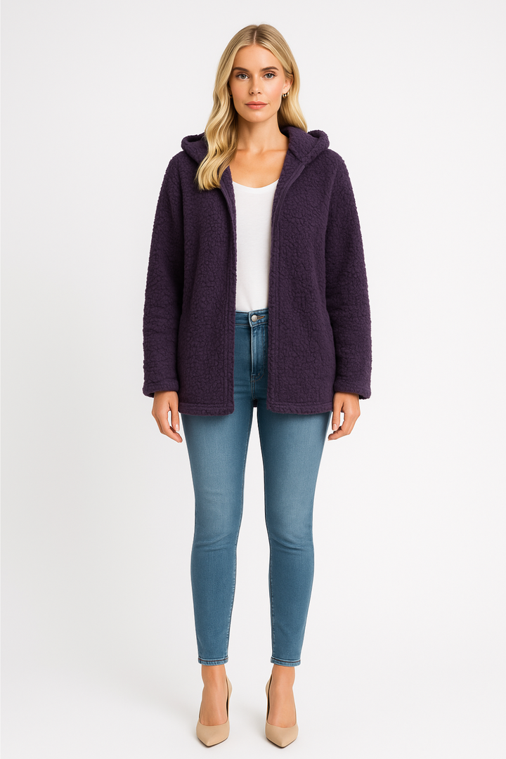 Women's Warm Casual Jacket with Hood