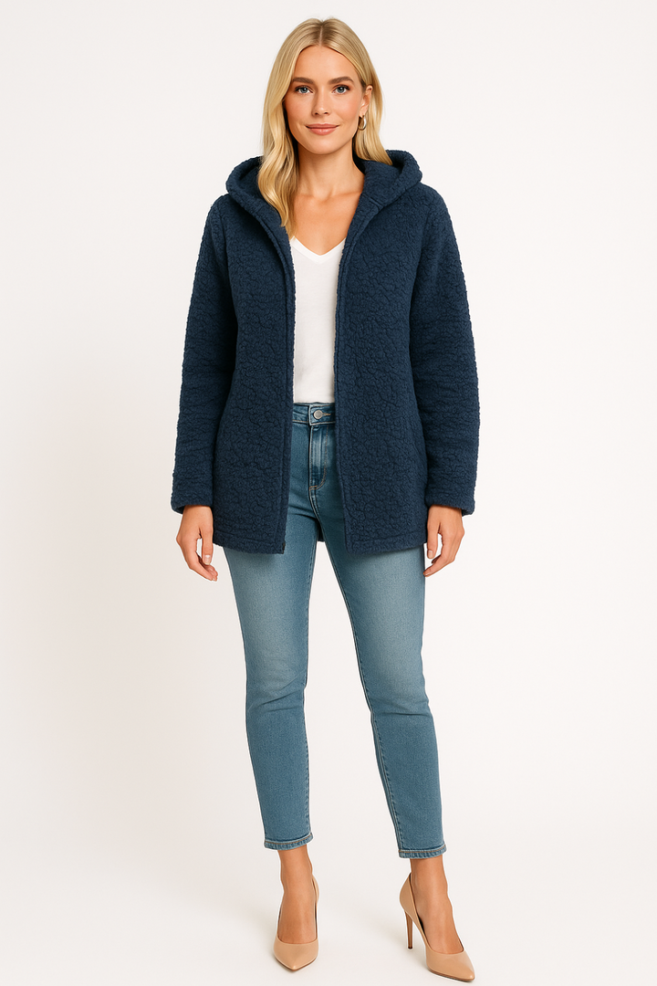 Women's Warm Casual Jacket with Hood