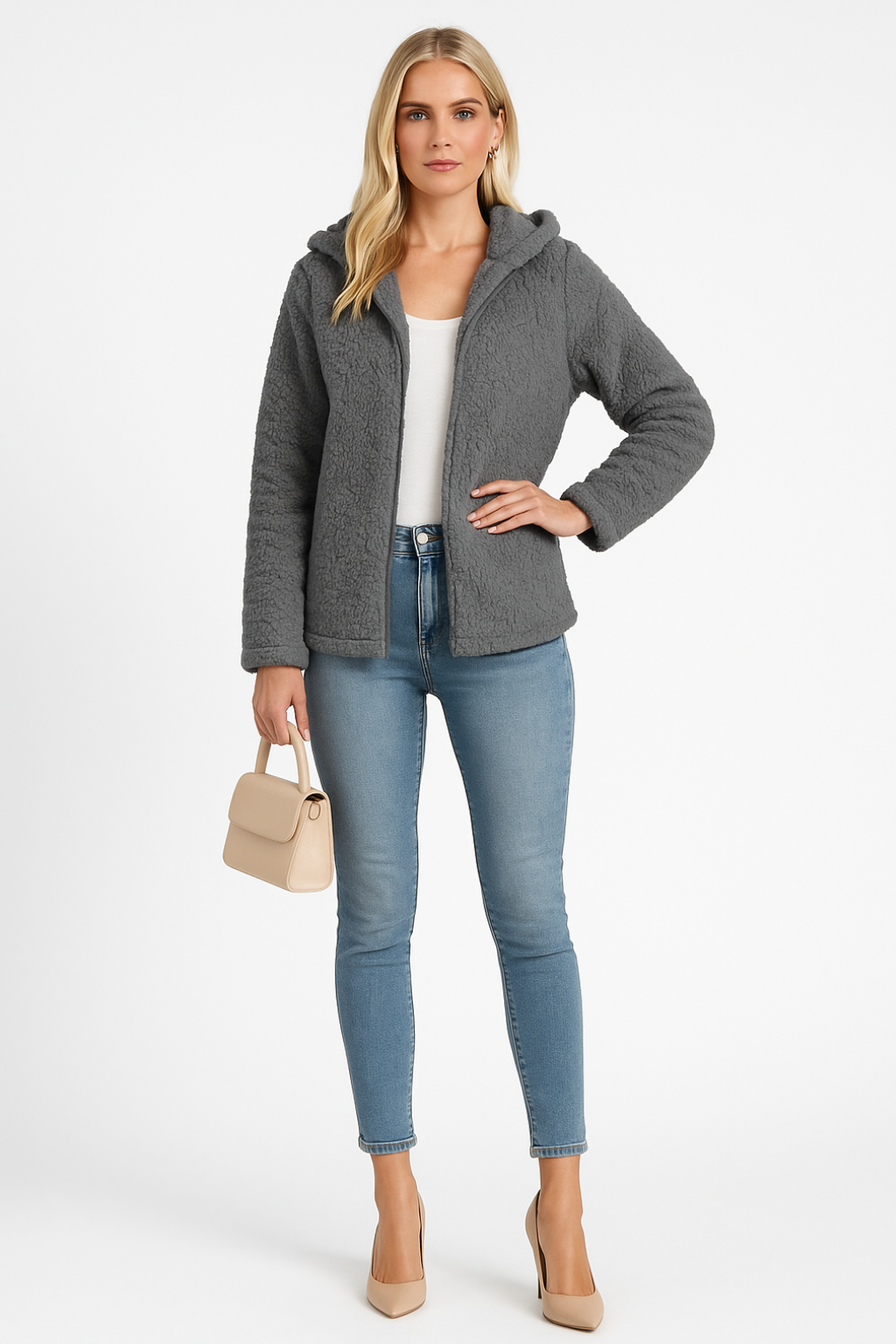 Women's Warm Casual Jacket with Hood