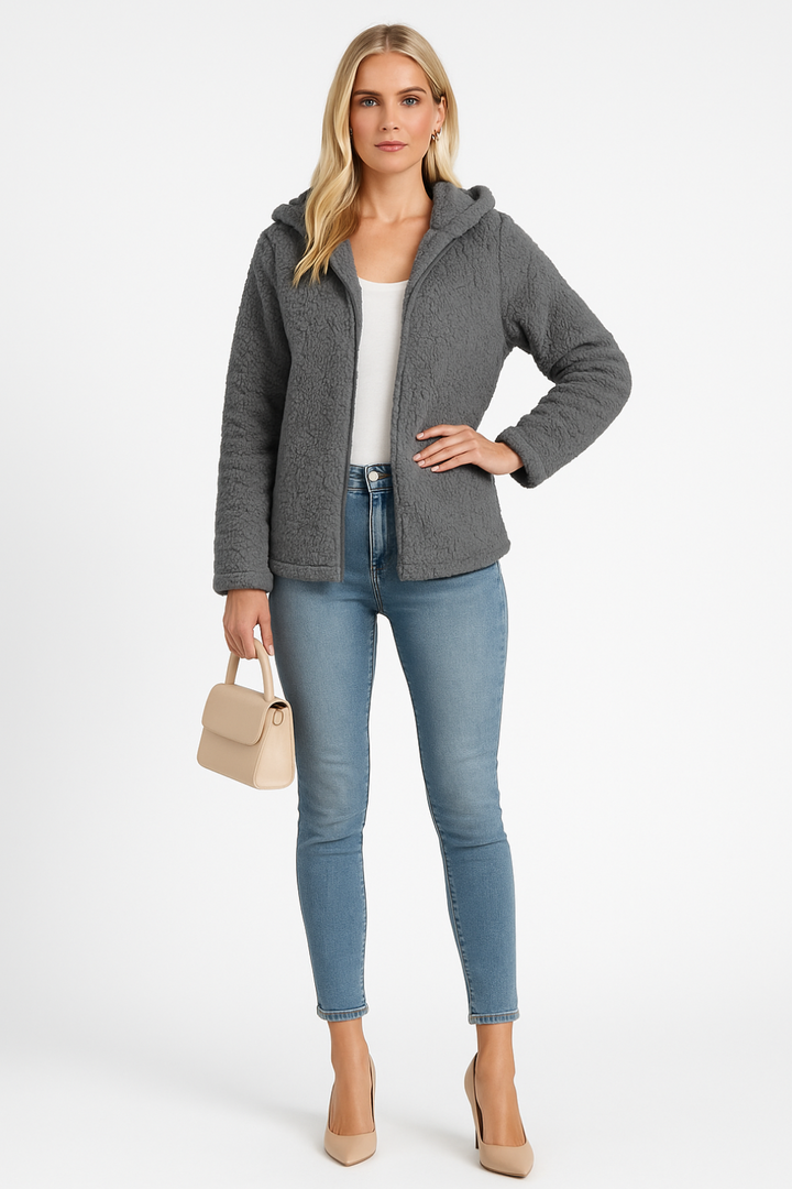 Women's Warm Casual Jacket with Hood