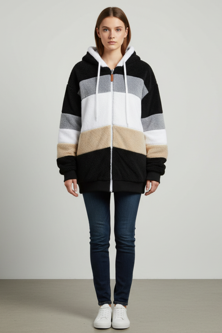 Women’s Warm Hooded Fleece Jacket