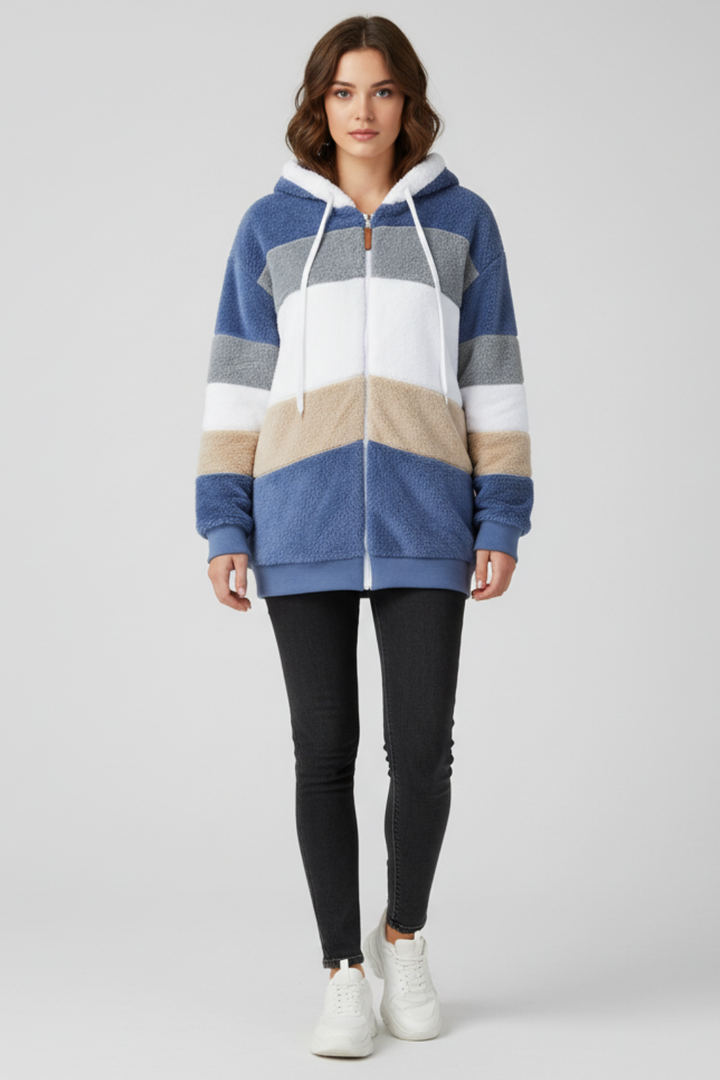 Women’s Warm Hooded Fleece Jacket