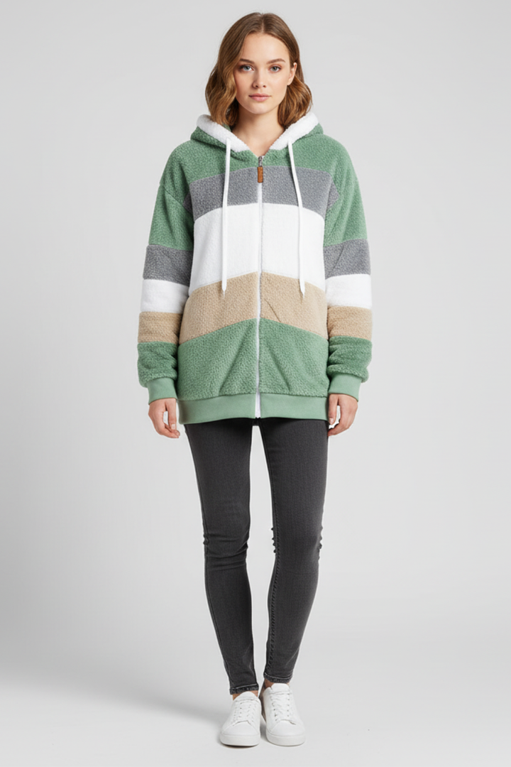 Women’s Warm Hooded Fleece Jacket