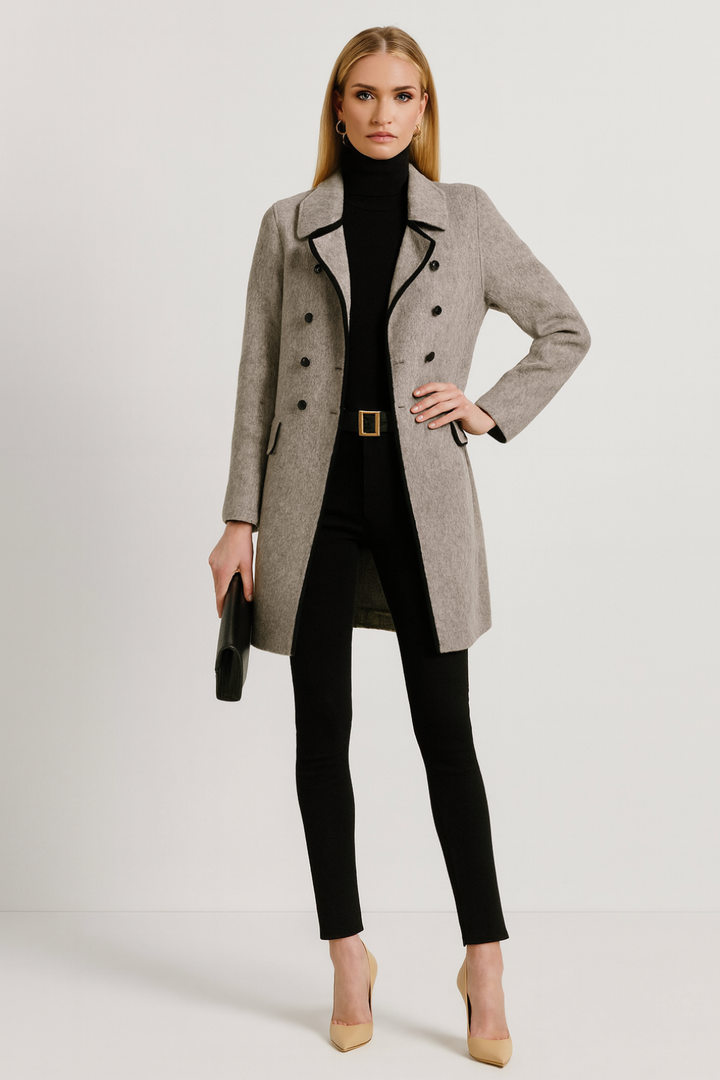 Women's Winter Double-Breasted Trench Coat