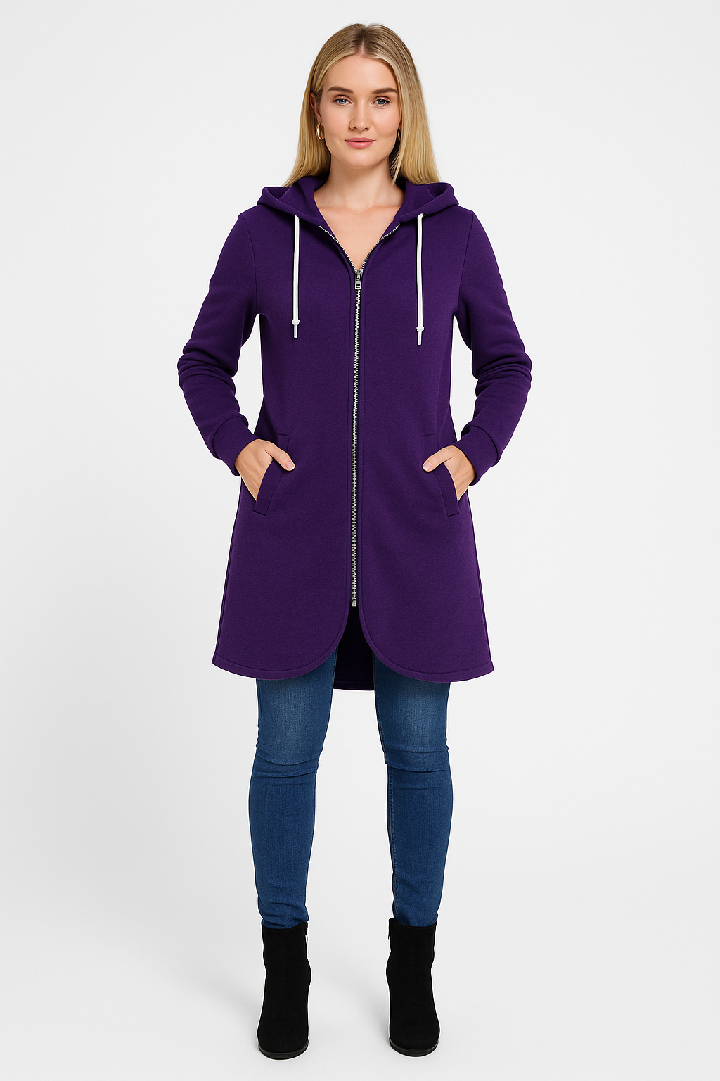 Women’s Zip-Up Hooded Jacket
