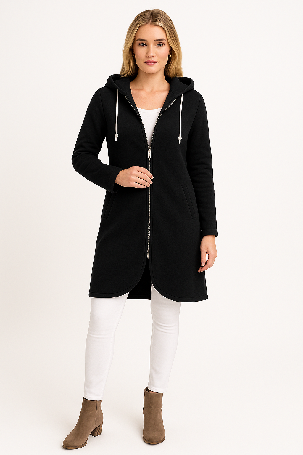 Women’s Zip-Up Hooded Jacket
