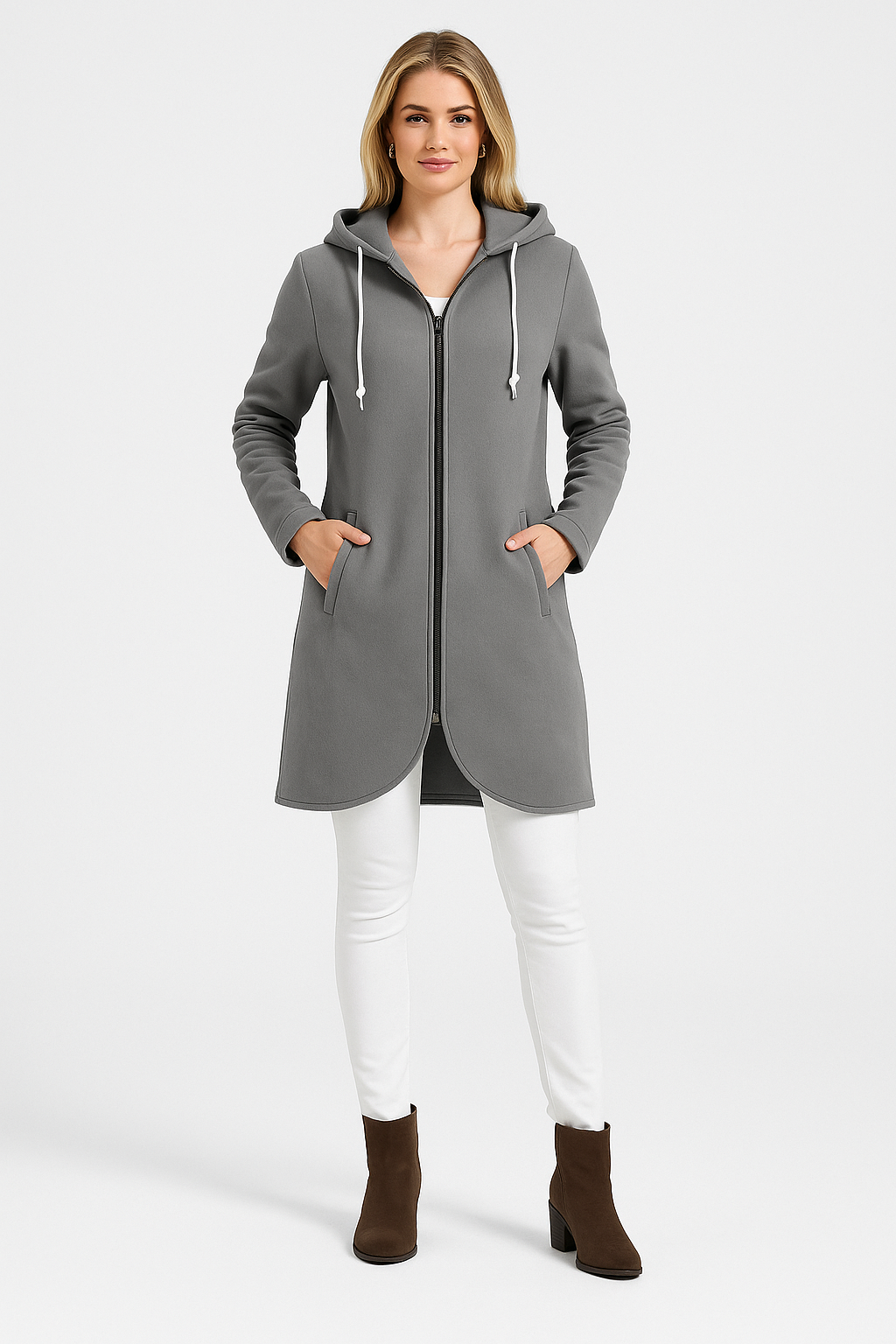 Women’s Zip-Up Hooded Jacket