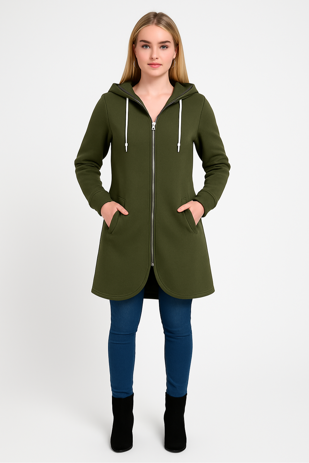 Women’s Zip-Up Hooded Jacket