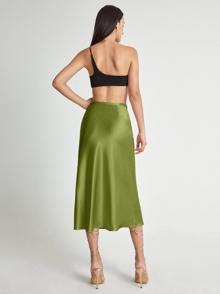 Women’s High Waist Midi Skirt – Elegant Summer Staple