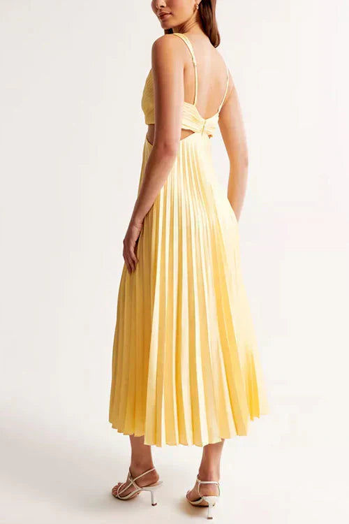 Abigail - Elegant Pleated Evening Dress
