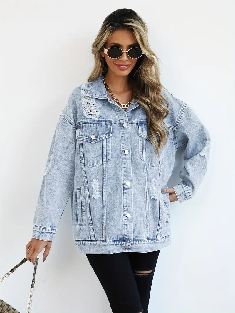 Maxine - Oversized Denim Jacket for Women